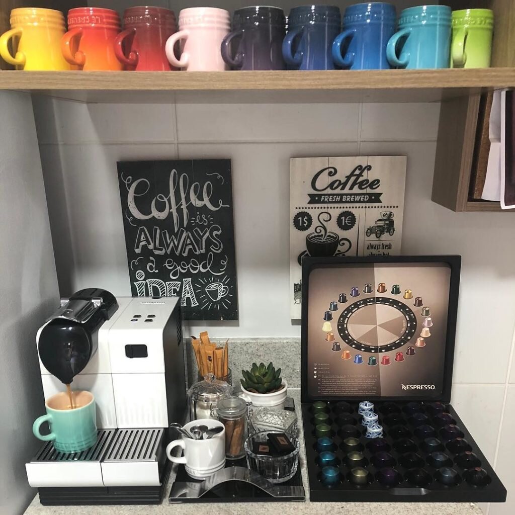 50 inspirações de como montar seu cantinho do café