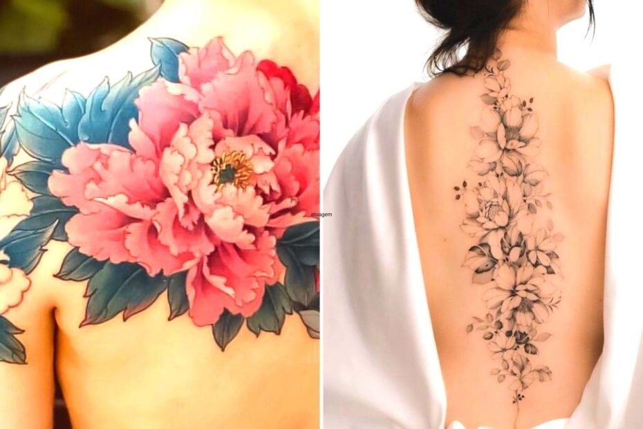 tatuagem com flor