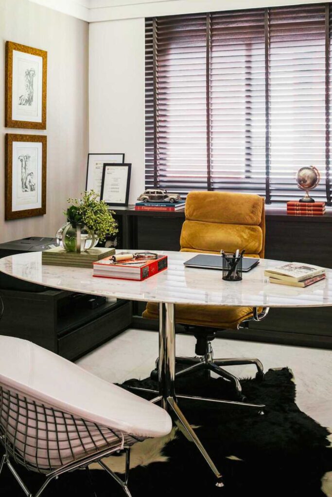 decoração vintage e moderna escritório em casa (2)
