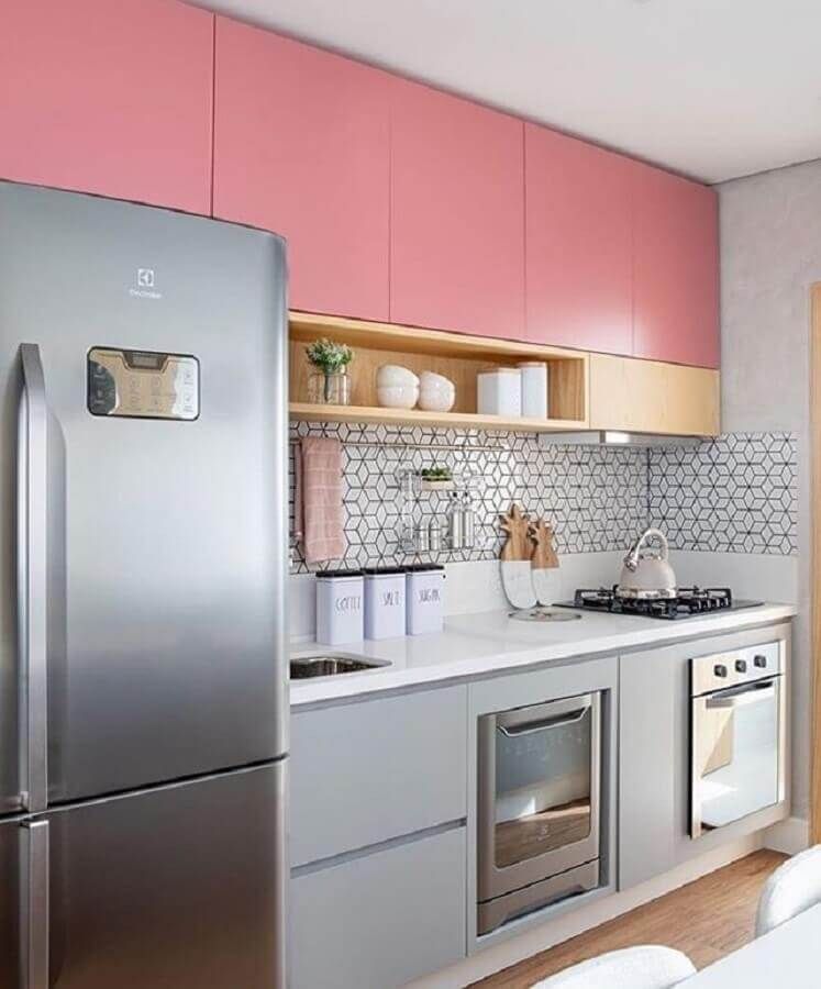 cozinhar cor de rosa e cinza