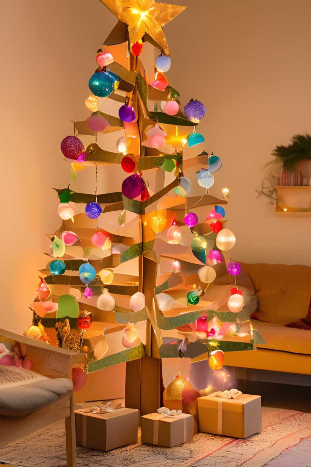 +30 Ideias de Árvore de Natal DIY para Fazer com as Crianças que você ...